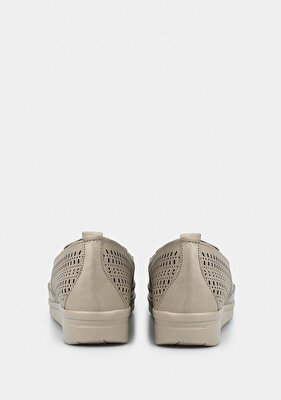 Eclipse Bej Deri Kadın Ayakkabı