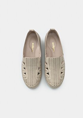 Eclipse Bej Deri Kadın Ayakkabı