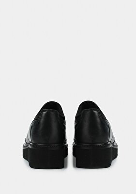 Eclipse Siyah Deri Kadın Ayakkabı