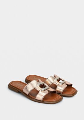 Provoq Rose Deri Kadın Terlik