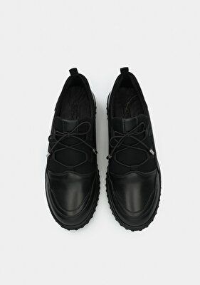 Eclipse Siyah Deri Kadın Ayakkabı