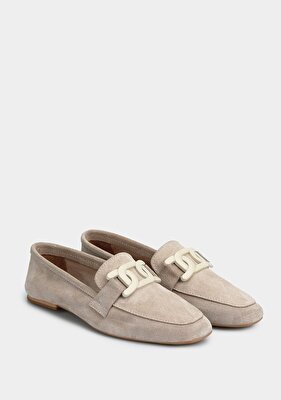 Provoq Bej Deri Kadın Ayakkabı