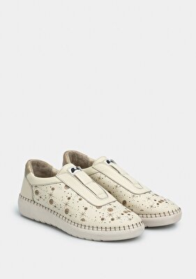 Eclipse Bej Deri Kadın Ayakkabı