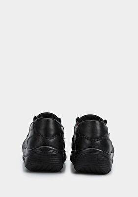 Eclipse Siyah Deri Kadın Ayakkabı