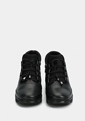 Eclipse Siyah Deri Kadın Bot