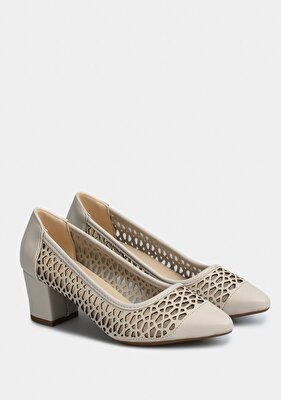 Provoq Bej Kadın Ayakkabı