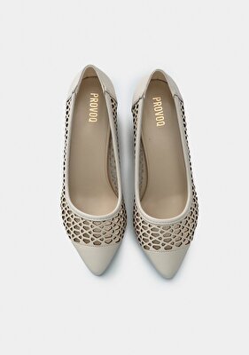 Provoq Bej Kadın Ayakkabı