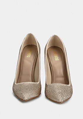 Provoq Bej Kadın Ayakkabı