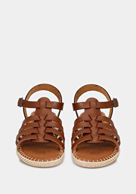 Provoq Taba Kadın Düz Sandalet