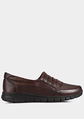 Eclipse Kahve Deri Kadın Ayakkabı