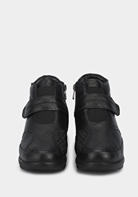 Eclipse Siyah Deri Kadın Bot