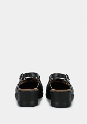 Eclipse Siyah Kadın Konfor Sandalet