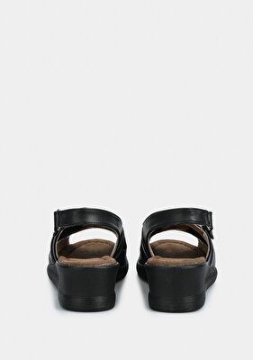 Eclipse Siyah Kadın Konfor Sandalet