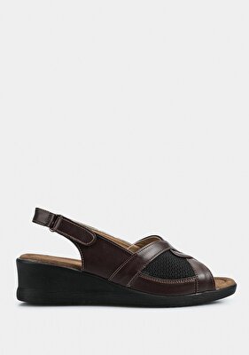 Eclipse Kahve Kadın Konfor Sandalet