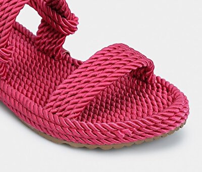 Provoq Fuşya Kadın Düz Sandalet