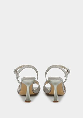 Provoq Altın Kadın Topuklu Sandalet