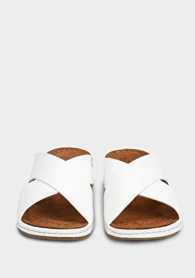 Eclipse Beyaz Kadın Terlik