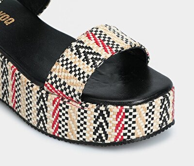 Provoq Multi Deri Kadın Topuklu Sandalet