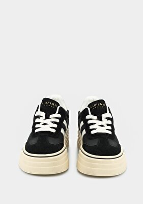 LUFIAN ANGELA Siyah Deri Kadın Sneaker