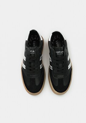 LUFIAN STELLA Siyah Deri Kadın Sneaker