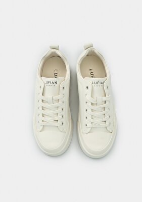 LUFIAN MIA Beyaz Deri Kadın Sneaker