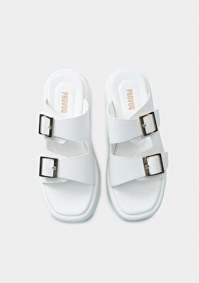 Provoq Beyaz Kadın Terlik