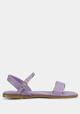 Provoq Lila Kadın Düz Sandalet
