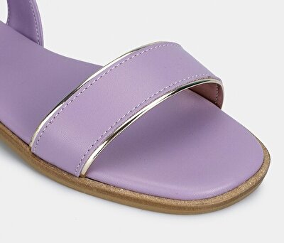 Provoq Lila Kadın Düz Sandalet