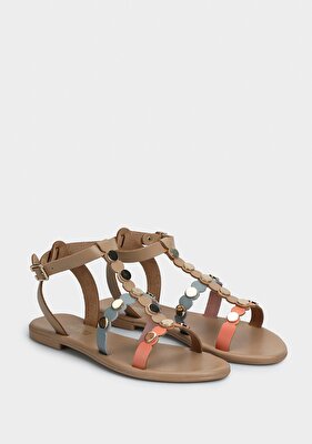 Provoq Multi Deri Kadın Düz Sandalet