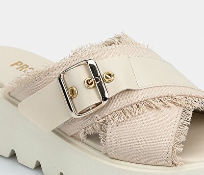 Provoq Ekru Kadın Terlik