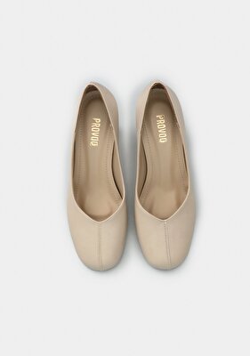 Provoq Ekru Kadın Ayakkabı