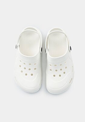 Provoq Beyaz Kadın Plaj Terliği