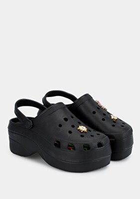 Provoq Siyah Kadın Plaj Terliği