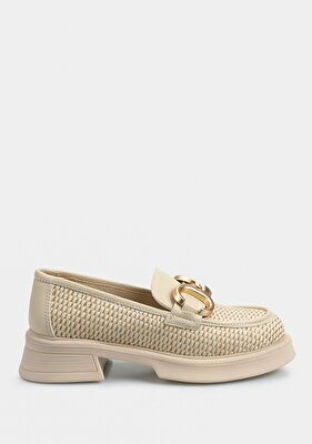 Provoq Bej Kadın Ayakkabı