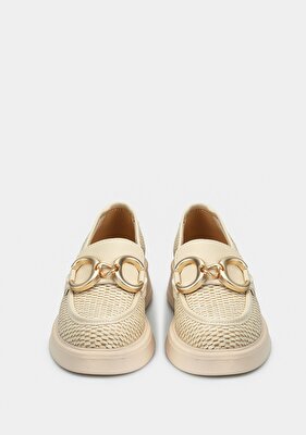 Provoq Bej Kadın Ayakkabı