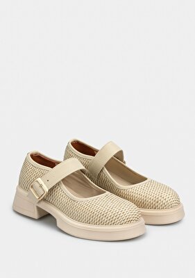 Provoq Bej Kadın Ayakkabı