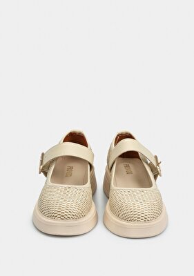 Provoq Bej Kadın Ayakkabı