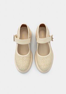 Provoq Bej Kadın Ayakkabı