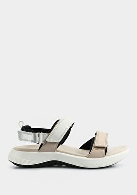 Legero Bej Deri Kadın Düz Sandalet