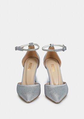 Provoq Gümüş Kadın Ayakkabı