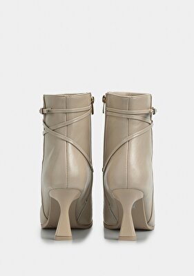 Provoq Bej Kadın Bootie