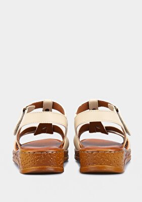 Eclipse Bej Kadın Konfor Sandalet