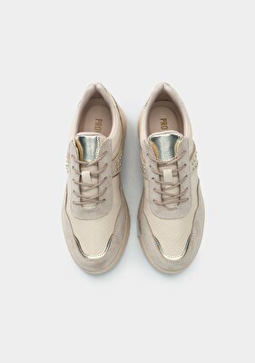 Provoq Bej Kadın Sneaker