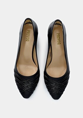 Provoq Siyah Kadın Ayakkabı