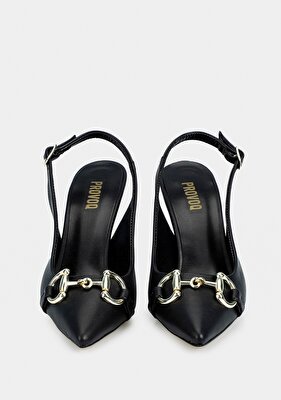 Provoq Siyah Kadın Stiletto