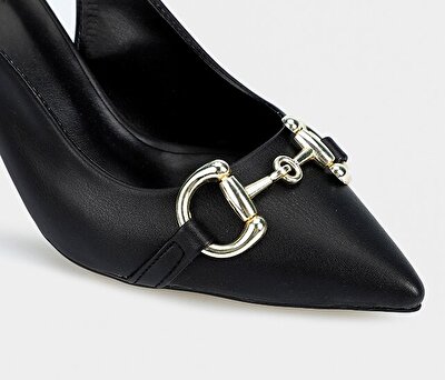 Provoq Siyah Kadın Stiletto