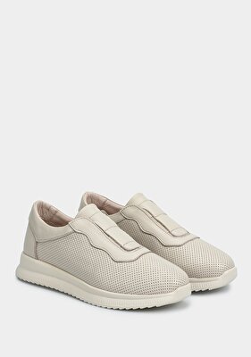 Eclipse Bej Deri Kadın Ayakkabı