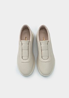 Eclipse Bej Deri Kadın Ayakkabı