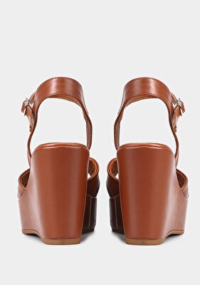 Provoq Taba Kadın Topuklu Sandalet