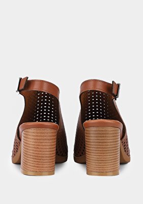 Provoq Taba Kadın Topuklu Sandalet